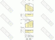 6116401 Sada brzdových destiček, parkovací brzda GIRLING