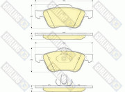 6132722 Sada brzdových destiček, kotoučová brzda GIRLING