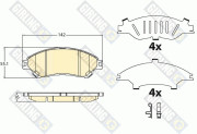 6136336 Sada brzdových destiček, kotoučová brzda GIRLING