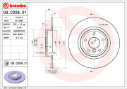 15105 V Brzdový kotouč COATED DISC LINE AP