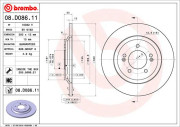 10032 V Brzdový kotouč COATED DISC LINE AP