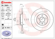 10063 V Brzdový kotouč COATED DISC LINE AP