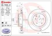 25197 V Brzdový kotouč COATED DISC LINE AP