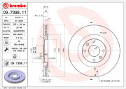 24737 V Brzdový kotouč COATED DISC LINE AP