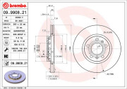 25062 V Brzdový kotouč COATED DISC LINE AP