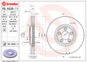 25163 V Brzdový kotouč COATED DISC LINE AP