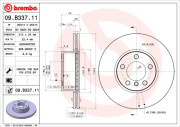 25314 V Brzdový kotouč COATED DISC LINE AP