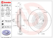 25386 V Brzdový kotouč COATED DISC LINE AP