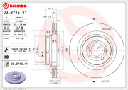 25388 V Brzdový kotouč COATED DISC LINE AP