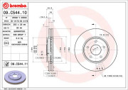 25568 V Brzdový kotouč COATED DISC LINE AP