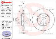 25743 V Brzdový kotouč COATED DISC LINE AP