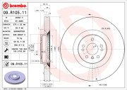 25067 V Brzdový kotouč COATED DISC LINE AP