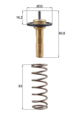 TX 311 90D Termostat, chladivo Ausgabe Nr. 03/2018: Beschädigtes Ölfilterpapier MAHLE