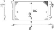 AC 672 000S Kondenzátor, klimatizace Ausgabe Nr. 03/2018: Beschädigtes Ölfilterpapier MAHLE