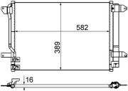 AC 864 000S Kondenzátor, klimatizace Ausgabe Nr. 03/2018: Beschädigtes Ölfilterpapier MAHLE