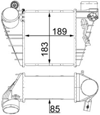 CI 22 000S Chladič turba BEHR MAHLE