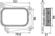 CLC 111 000S Olejový chladič, motorový olej Ausgabe Nr. 03/2018: Beschädigtes Ölfilterpapier MAHLE