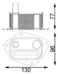 CLC 198 000S Olejový chladič, motorový olej Ausgabe Nr. 03/2018: Beschädigtes Ölfilterpapier MAHLE