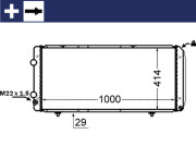 CR 1430 000S Chladič, chlazení motoru Ausgabe Nr. 03/2018: Beschädigtes Ölfilterpapier MAHLE