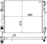 CR 605 000S Chladič, chlazení motoru Ausgabe Nr. 03/2018: Beschädigtes Ölfilterpapier MAHLE