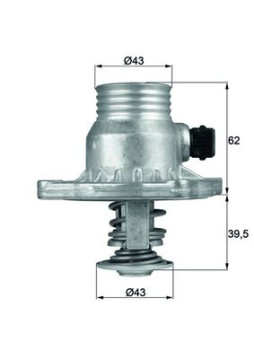 TM 11 105 Termostat, chladivo BEHR MAHLE