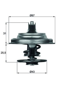 TX 23 83D Termostat, chladivo Ausgabe Nr. 03/2018: Beschädigtes Ölfilterpapier MAHLE