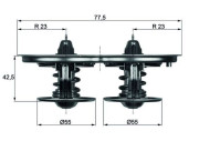 TX 32 80D Termostat, chladivo Ausgabe Nr. 03/2018: Beschädigtes Ölfilterpapier MAHLE