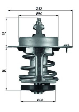 TX 69 79 Termostat, chladivo Ausgabe Nr. 03/2018: Beschädigtes Ölfilterpapier MAHLE