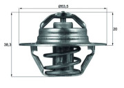 TX 88 88D Termostat, chladivo Ausgabe Nr. 03/2018: Beschädigtes Ölfilterpapier MAHLE