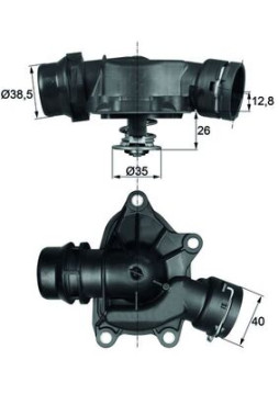 TI 26 88 Termostat, chladivo Ausgabe Nr. 03/2018: Beschädigtes Ölfilterpapier MAHLE