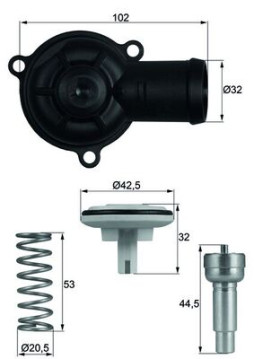 TI 220 87D Termostat, chladivo Ausgabe Nr. 03/2018: Beschädigtes Ölfilterpapier MAHLE