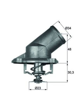 TI 224 92 Termostat, chladivo Ausgabe Nr. 03/2018: Beschädigtes Ölfilterpapier MAHLE