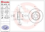 BS 7275 Brzdový kotouč BRECO