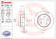 BS 7338 Brzdový kotouč BRECO