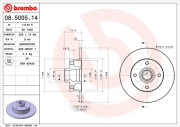 BS 7369 Brzdový kotouč BRECO