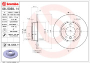 BS 7420 Brzdový kotouč BRECO