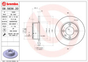 BS 7535 Brzdový kotouč BRECO