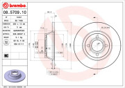 BS 7460 Brzdový kotouč BRECO