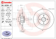 BY 7731 Brzdový kotouč BEARING DISC LINE BRECO