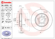 BS 7745 Brzdový kotouč BRECO