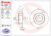 BS 7727 Brzdový kotouč BRECO