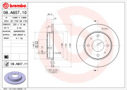 BS 7787 Brzdový kotouč BRECO