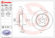 BS 6027 Brzdový kotouč BRECO