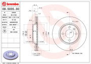 BS 8162 Brzdový kotouč BRECO