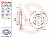 BS 7954 Brzdový kotouč BRECO