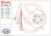 BS 8075 Brzdový kotouč BRECO