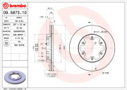 BS 8153 Brzdový kotouč BRECO