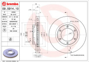 BS 8167 Brzdový kotouč BRECO