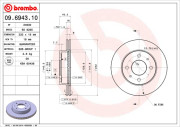 BS 8265 Brzdový kotouč BRECO