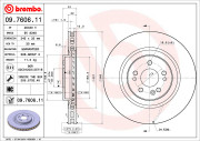 BV 8348 Brzdový kotouč COATED DISC LINE BRECO